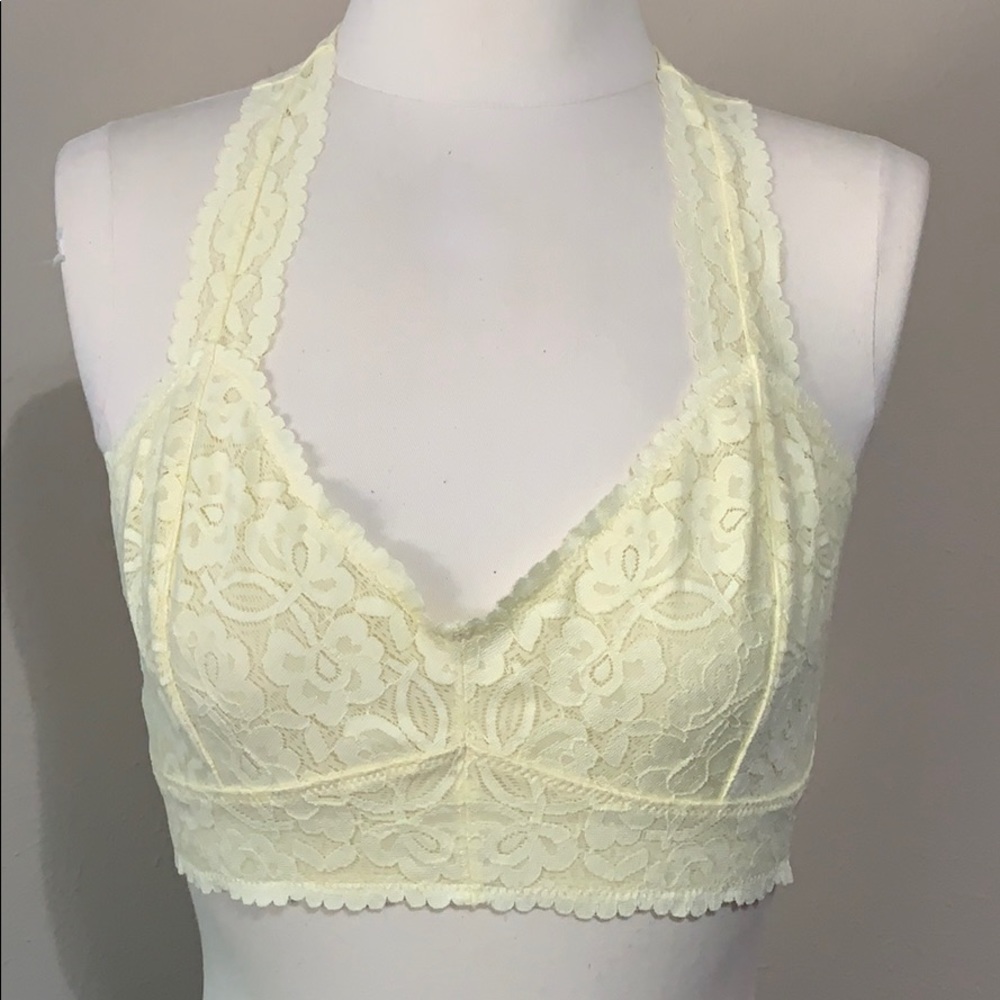 Free People Lace Bralette Size Large.